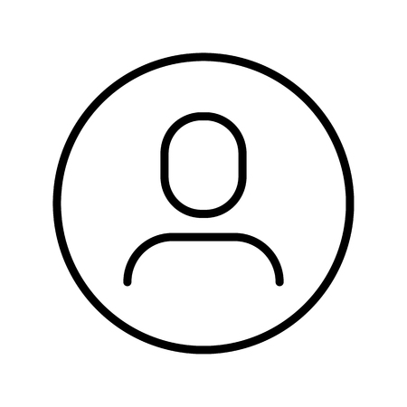 106317382 ikona użytkownika w modnym płaskim stylu izolowana na szarym tle symbol użytkownika dla ilustracji
